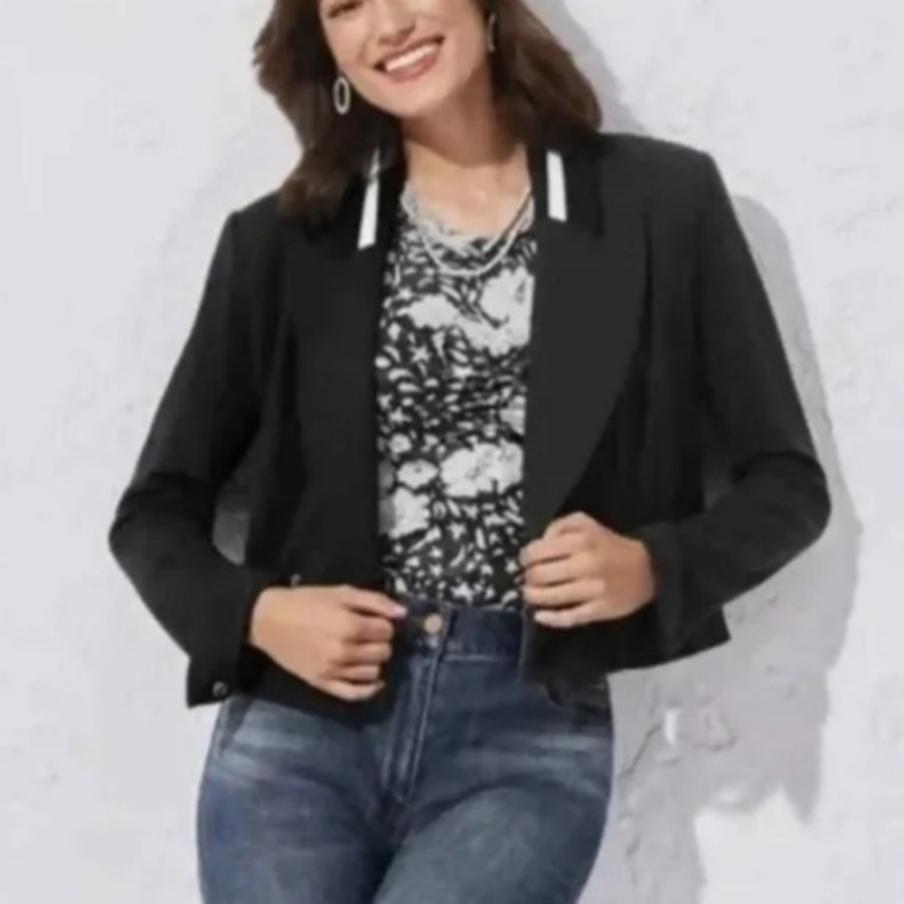 Cabi Black Tie ponté jacket 8